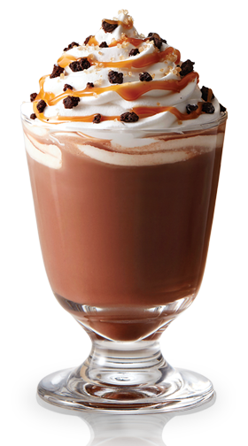 caramel crumble mocha